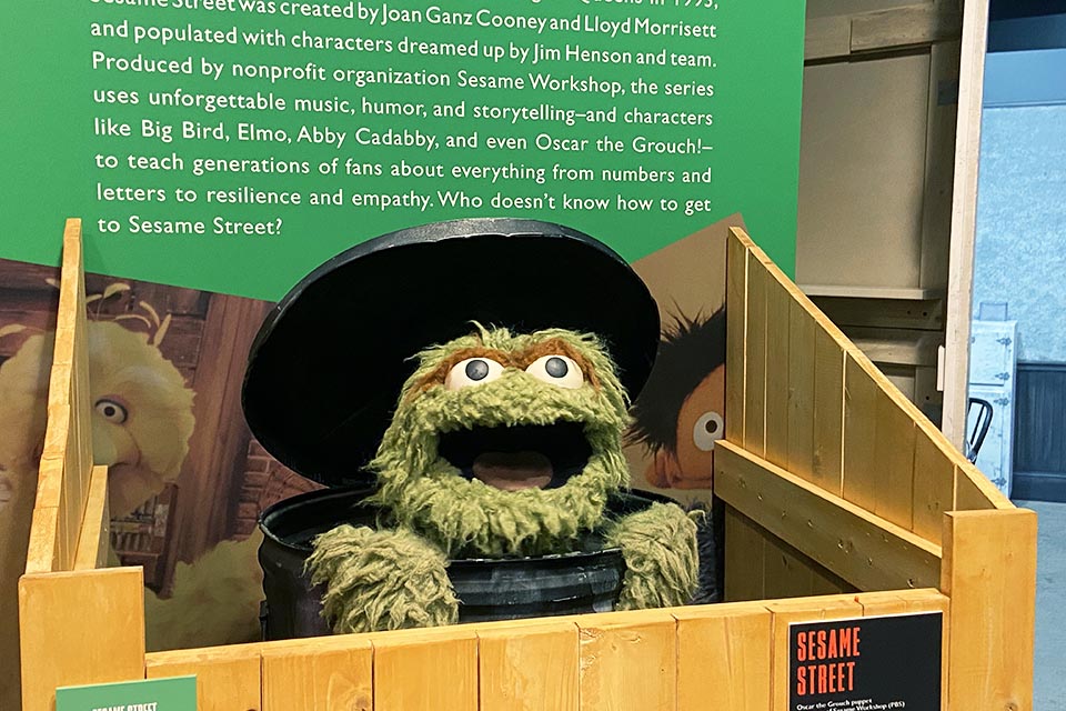 Say hi to Oscar the Grouch in RiseNY's galleries