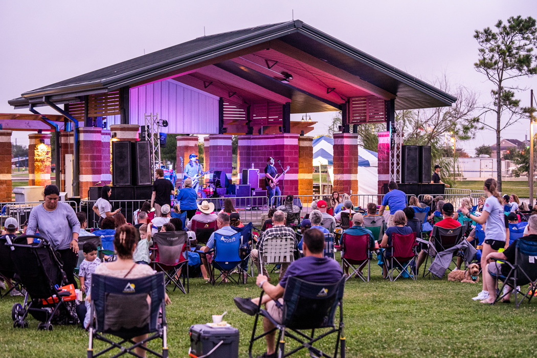 Rock the Park is a free outdoor music festival. Photo courtesy of Mont Belvieu City 