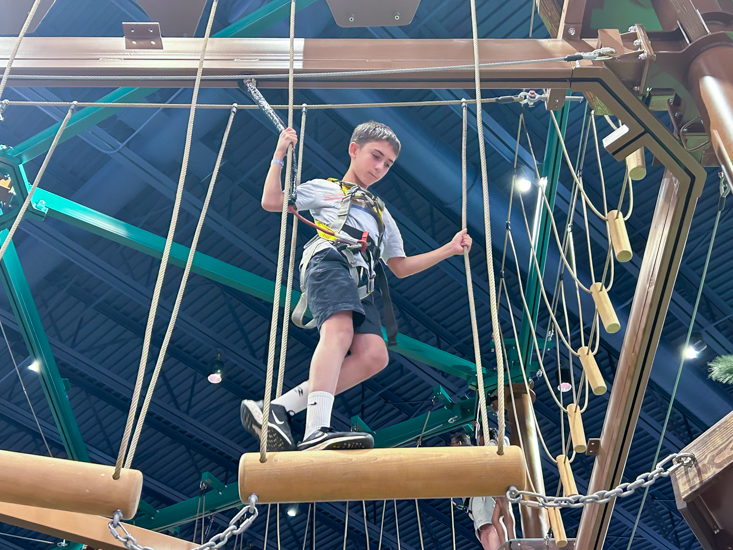 Great Wolf Lodge Maryland: Howlers Peak Ropes Course