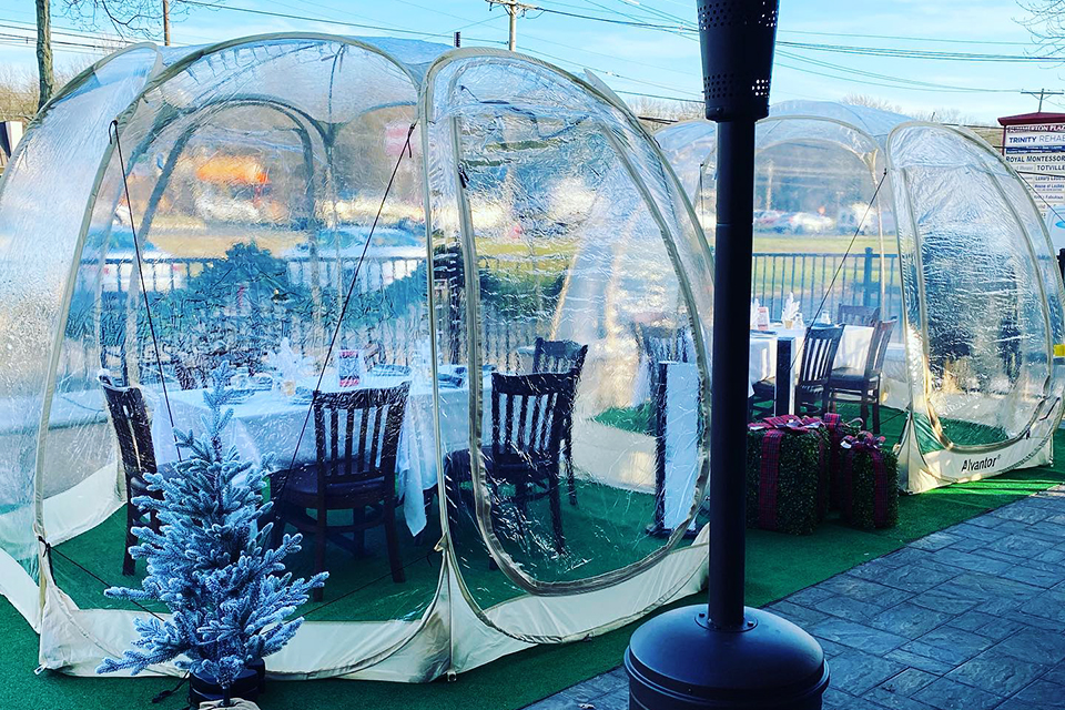 igloo Ruocco's on 9 nj creative outdoor dining
