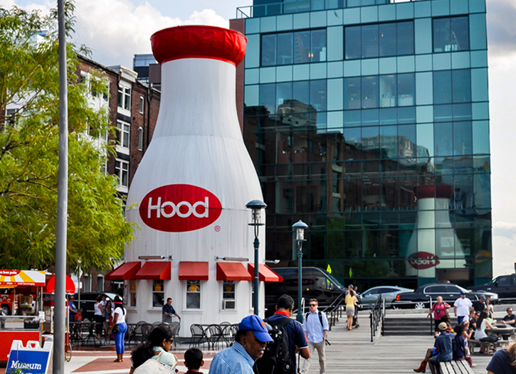 Image of Hood Milk Bottle in Boston - Best Roadside Attractions