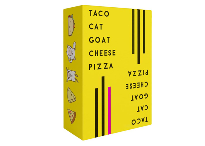 Taco Cat Goat Cheese Pizza Family Dinner Table Games for Restaurants and at Home