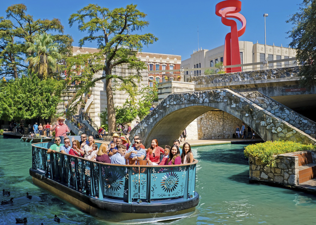 San Antonio is full of amusement parks, good food, and lots of other things to do with kids. Photo courtesy of the San Antonio Riverwalk