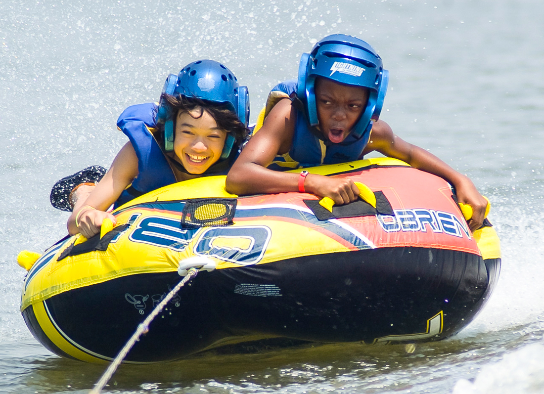 Sandy Hill Camp & Retreat Center offers lots of fun outdoor activities, including water sports. Photo courtesy of the camp