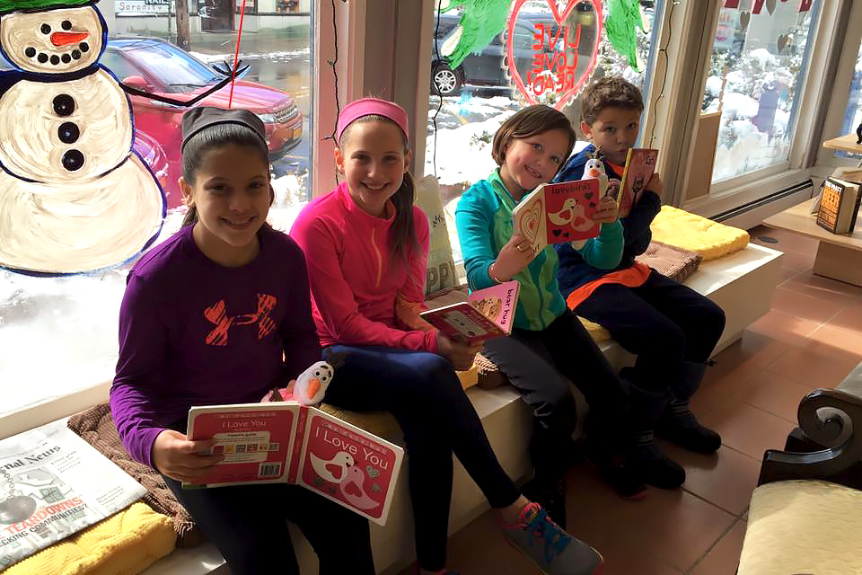 Scattered Books in Chappaqua hosts a free storytime on Tuesdays at 11am.