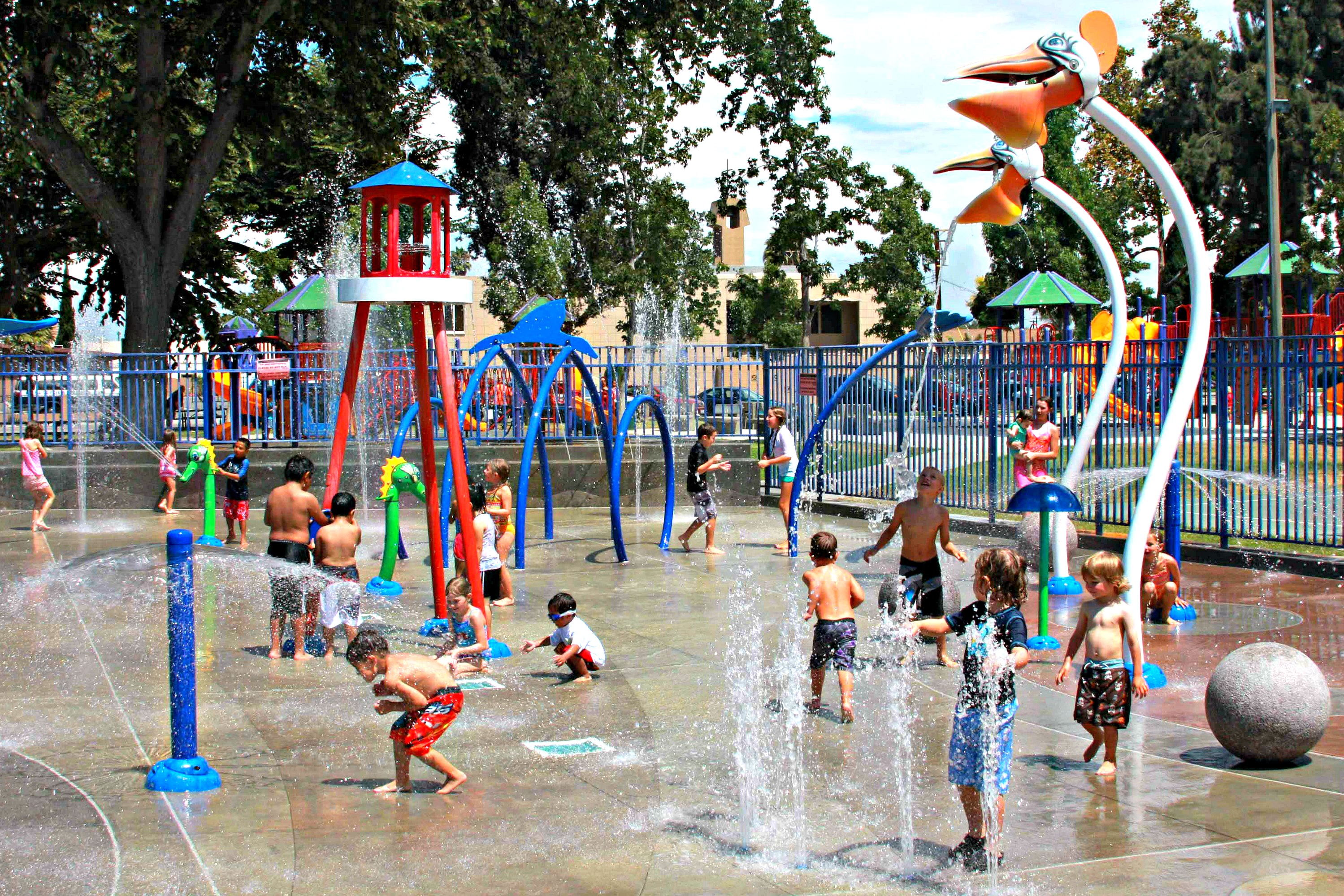 Afternoons are splashtastic! Sigler Park Splash Pad photo courtesy of the City of Westminster.