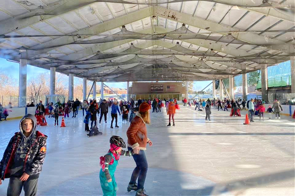 Image of Simsbury Farms rink - Outdoor Ice Skating in CT