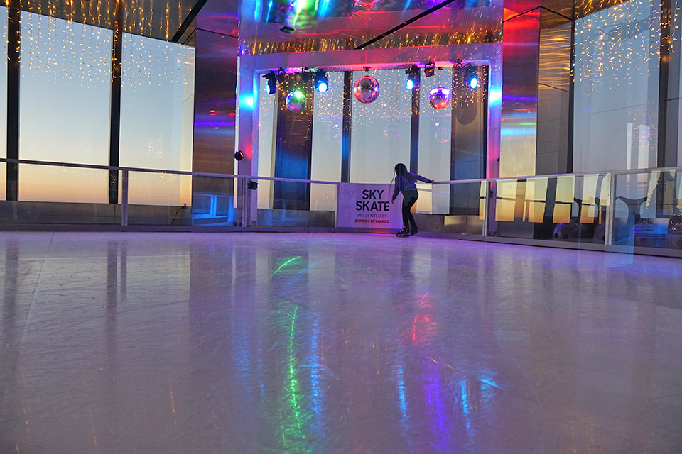 Sky Skate New Ice Skating Rink at Edge New York