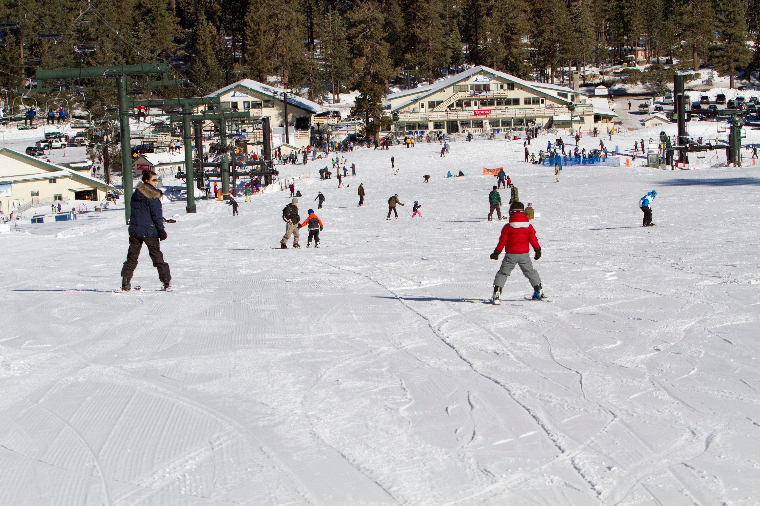Snow Valley has great beginner terrain. 