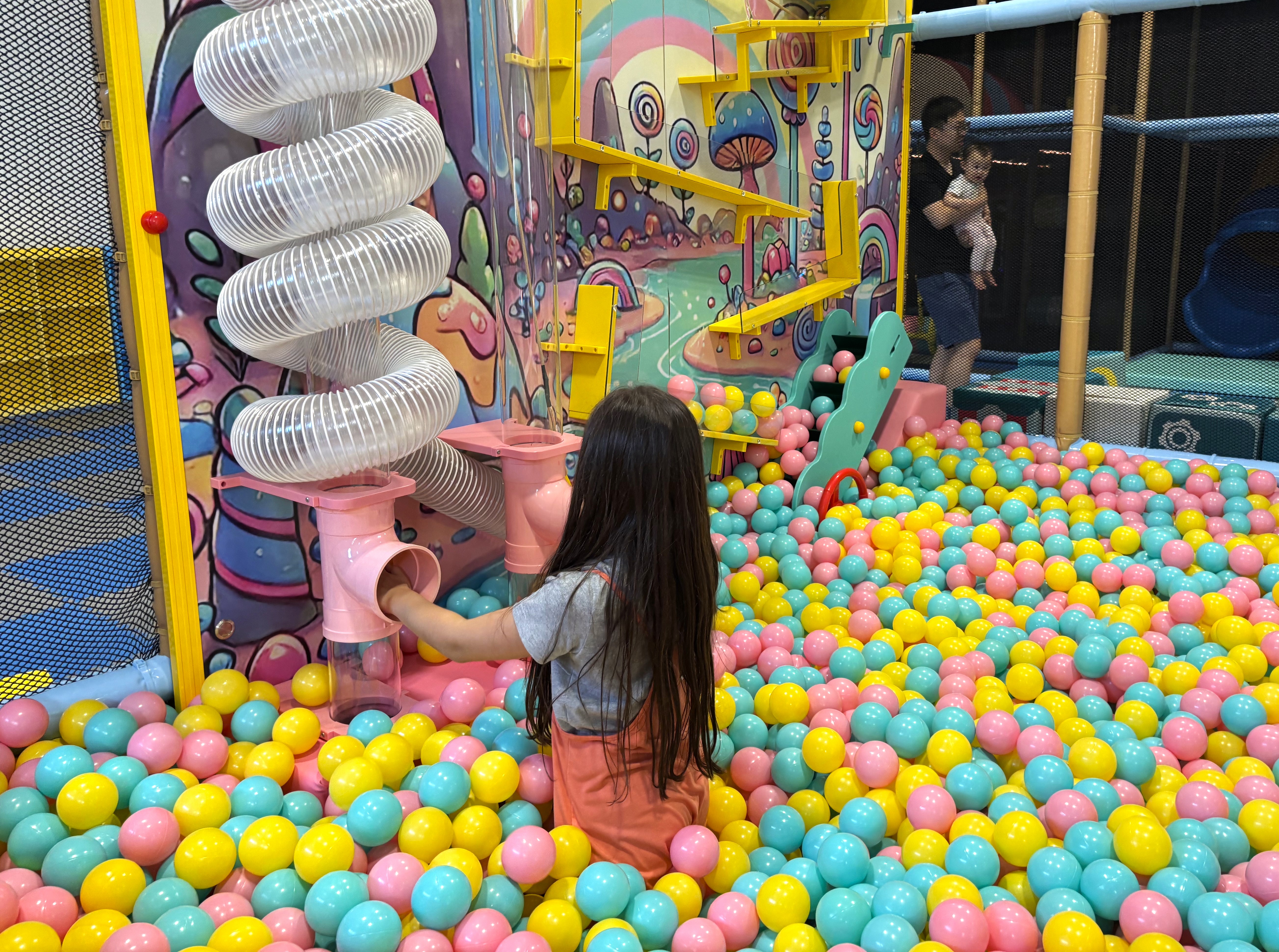 Kids will have a ball in Place Space Academy's ball pit. Photo by the author