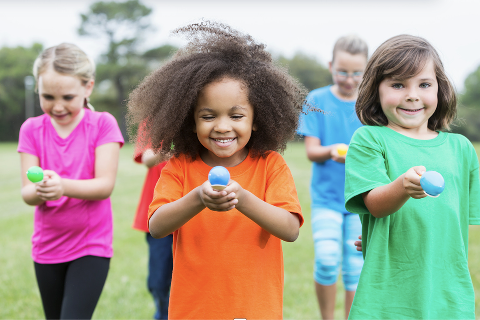 Test patience, agility, and speed in a quick spoon race.