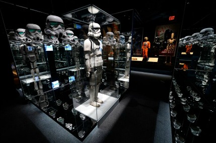 Stormtroopers at Star Wars and the Power of Costume Exhibit 
