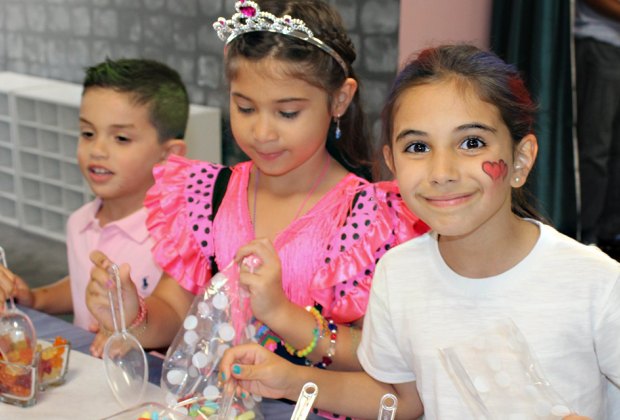 Little girls will be all smiles at a birthday party at As You Wish.