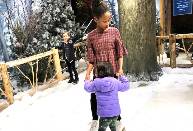 Grab a friend and hit the ice at Bloomingdale's new indoor rink. 