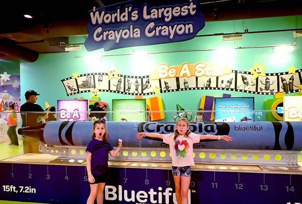 See the world's largest Crayola crayon at Crayola Experience Orlando.