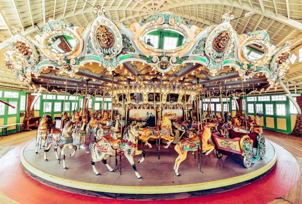 Glen Echo Park's Dentzel Carousel is listed on the National Register of Historic Places. Photo by David Stuck