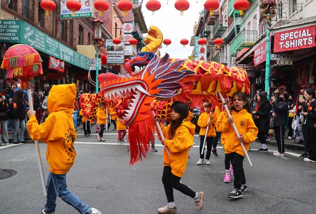 Celebrate Lunar New Year at one of the largest celebrations outside of Asia.Photo courtesy of  the San Francisco Chinese New Year Festival & Parade