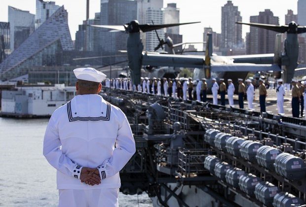 The Parade of Ships is always a highlight of Fleet Week in NYC. US Navy photo by Mass Communication Specialist 3rd Class Bradley Rickard