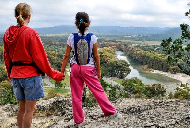Explore 16 miles of trails, some leading to bird's-eye views. Photo courtesy of Texas Parks & Wildlife