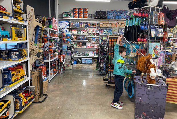 Tomfoolery is packed with toys. Photo by Jessica Stautberg