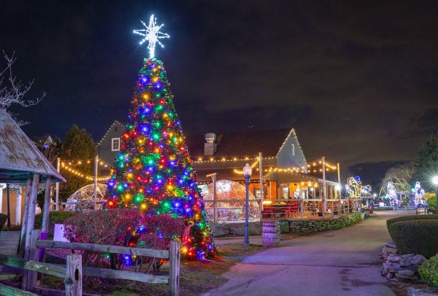 All is getting merry and bright with holiday fun for kids in Connecticut this weekend! Photo courtesy of Olde Mistick Village