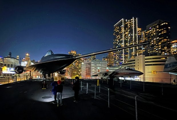 Touring the flight deck after dark during Operation Slumber is a highlight my daughter and I won't soon forget. 