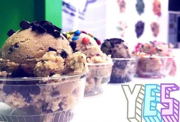 Neither kids nor adults will be able to resists a healthy scoop of cookie dough.