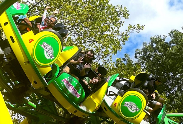 Adventureland in Farmingdale has thrilling rides. Photo by Gina Massaro