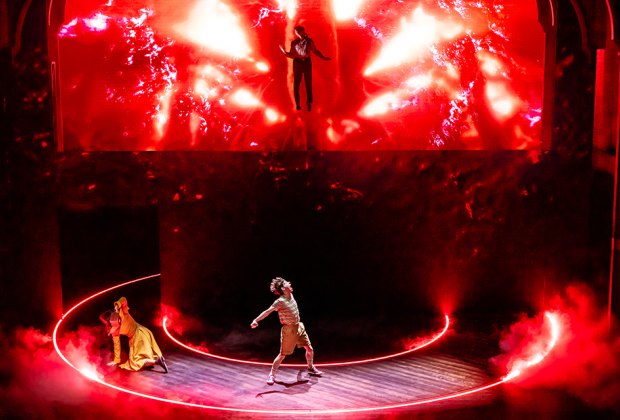 Stranger Things: The First Shadow plays at the Marquis Theatre and gives the popular Neflix show a prequel. Photo by Matthew Murphy and Evan Zimmerman