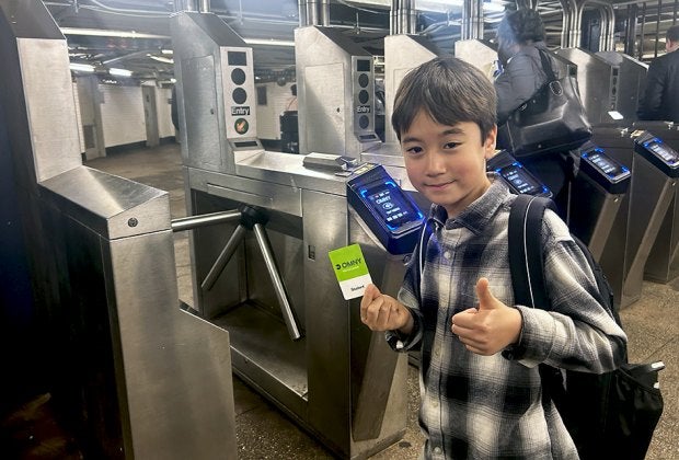 Off to new adventures with an OMNY card in hand!