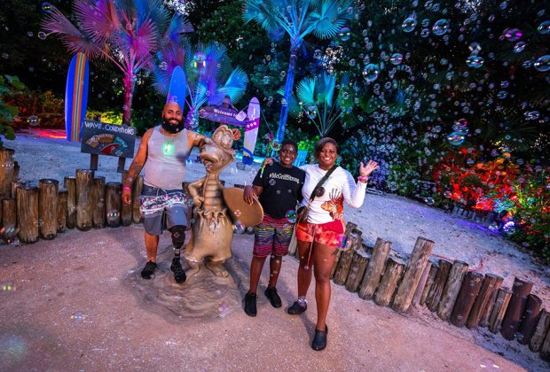 Visit Disney's Typhoon Lagoon for an after-hours glow party with illuminated rides, quicker wait times, and a dance party. Photo courtesy WDW