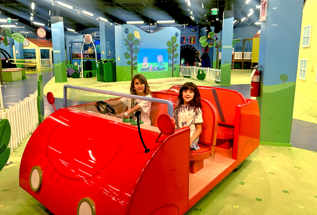 Peppa Pig World of Play Chicago invites kids to step into the whimsical world of the beloved animated series.
