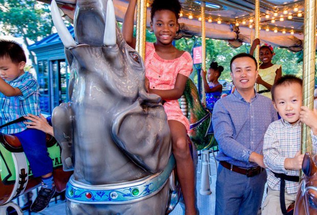 Go beyond the standard playground fun at Franklin Square. Photo by J. Fusco
