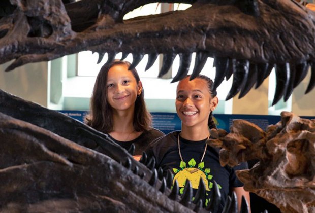 You can't miss Dino Hall at the Academy of Natural Sciences. Photo courtesy of the Academy