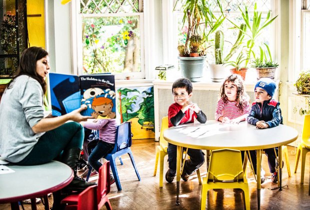 Kids will delight in storytime at the Long Island Science Museum.