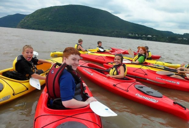 Have a blast on the water in kayaks at Storm King Adventures. Photo courtesy of Storm King Adventures