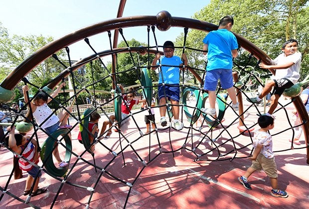 Sunset Playground. Photo by Malcolm Pinckney for NYC Parks