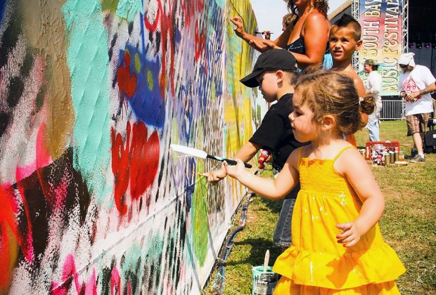 Kids will enjoy the music and the Kidzone at the Great Bay Music Festival, Photo courtesy of the festival