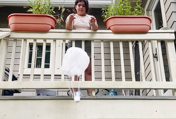 Build a toy parachute for a fun craft, science project with the kids.