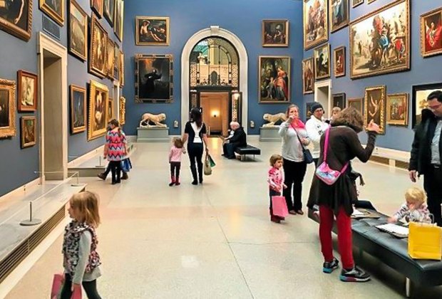 Winter is a great time for a trip to the Wadsworth Athenaeum Museum of Art. Photo courtesy of Mommy Poppins