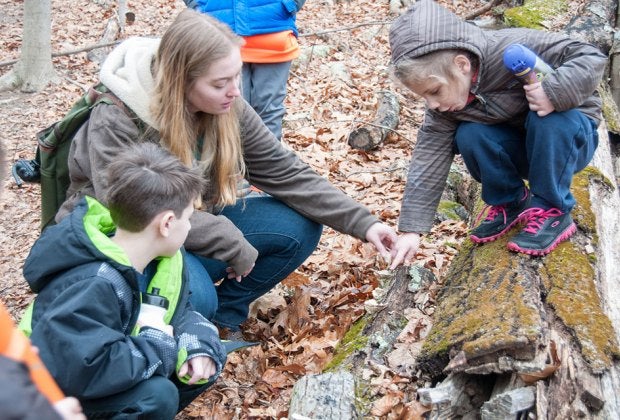 Teatown Lake Reservation holds winter workshops for kids and families. Photo courtesy of the reservation