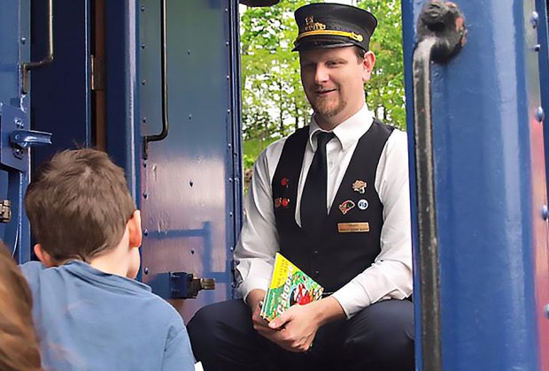 All aboard at the Whippany Railroad Museum! Photo courtesy of the museum