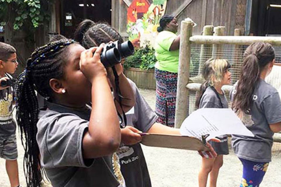 WCS Education has your summer covered with fun, educational camp experiences at our zoos and aquarium! Photo courtesy of WCS 