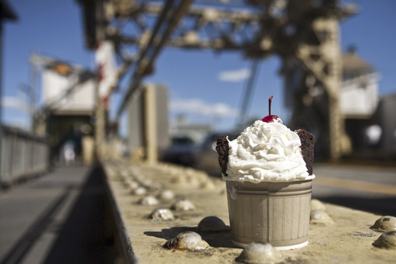 Photo of Mystic Drawbridge Ice Cream-Visiting Connecticut with Kids.