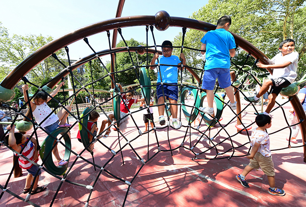 Sunset Playground. Photo by Malcolm Pinckney for NYC Parks