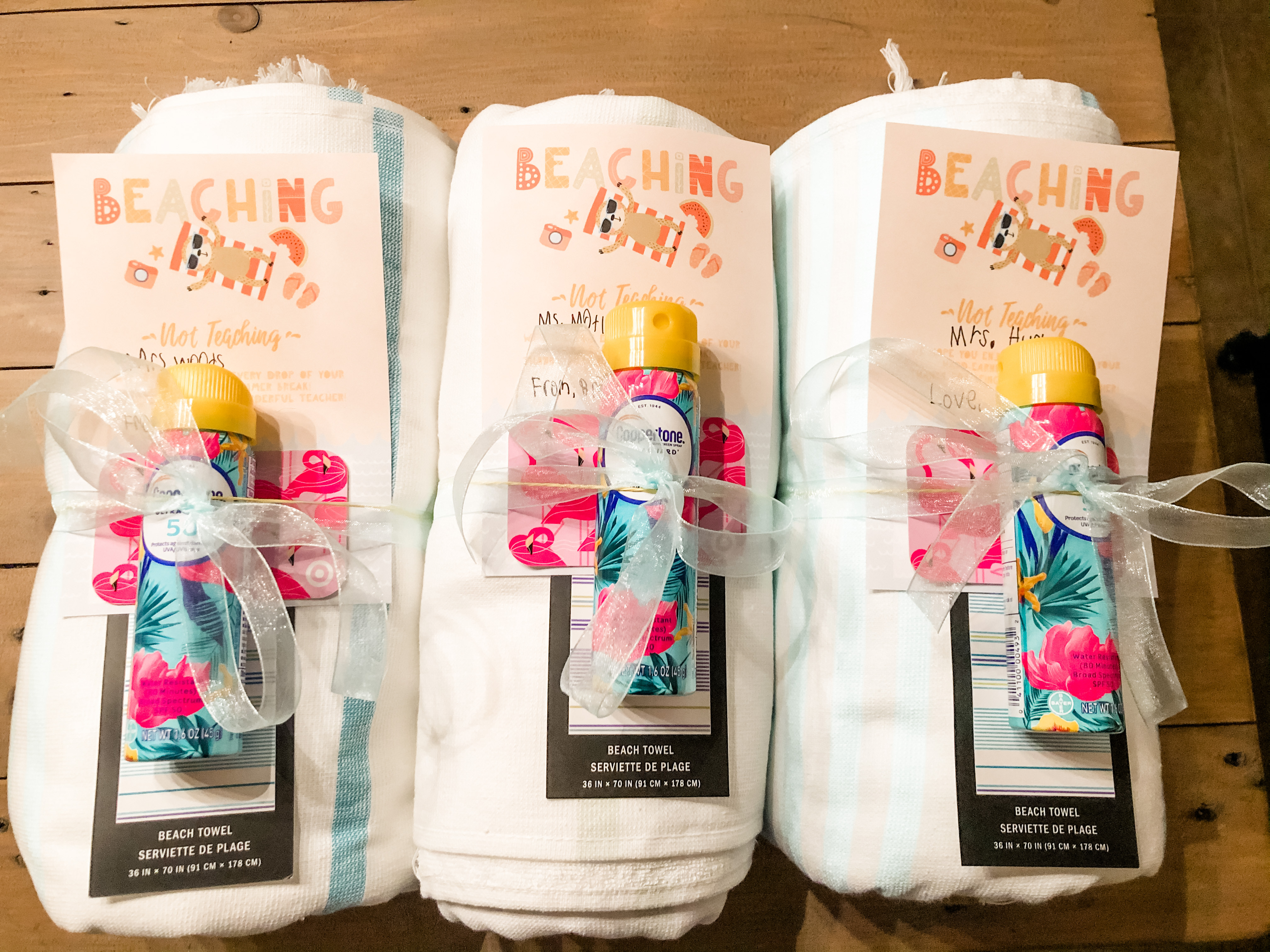 Teacher Appreciation Gifts: Beach-y fun gifts