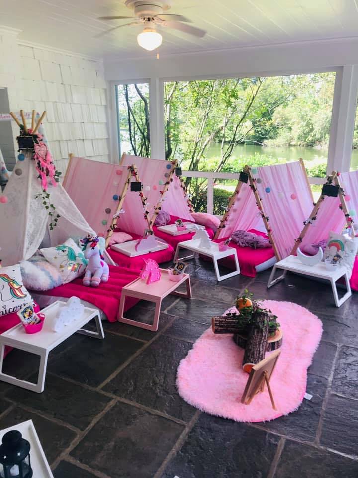 TeePeeDreamzNY Kid party set up Westchester Birthday party