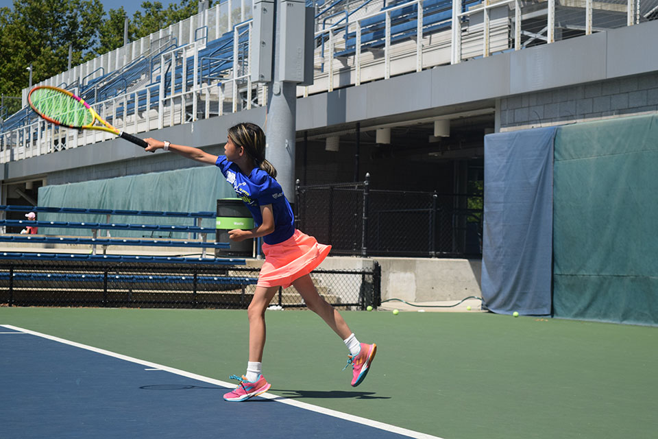 When the pros aren't playing, the USTA Billie Jean King National Tennis Center offers a variety of tennis classes in NYC for kids. Photo courtesy of the center