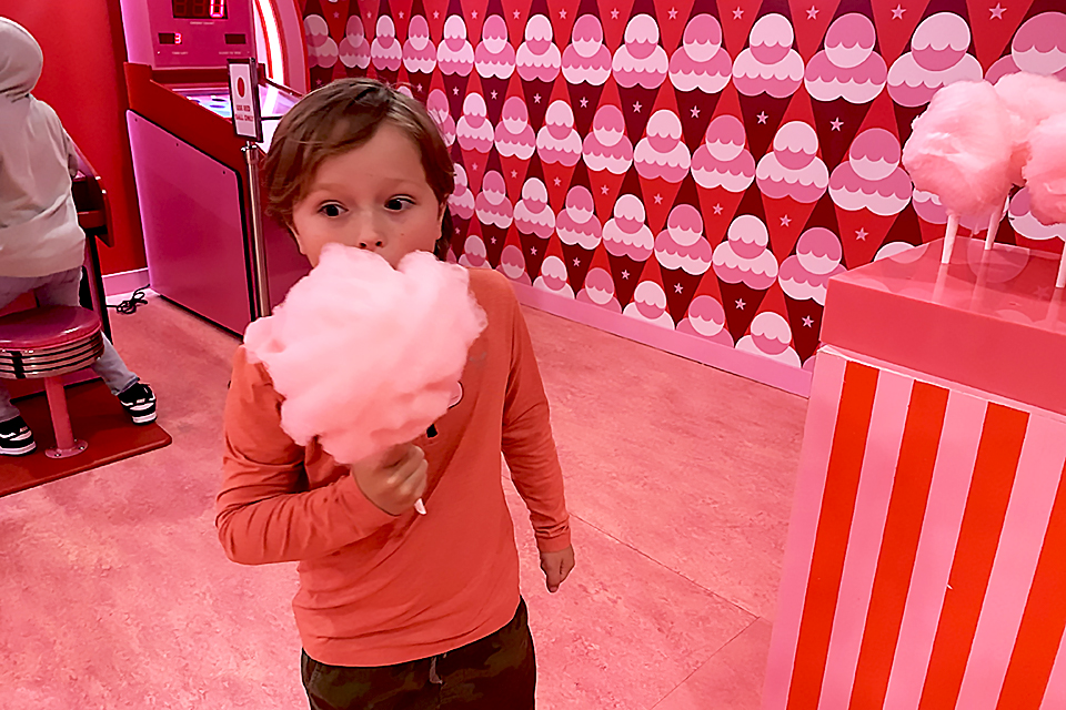 Unlimited treats await during a visit to the Museum of Ice Cream in Soho. 