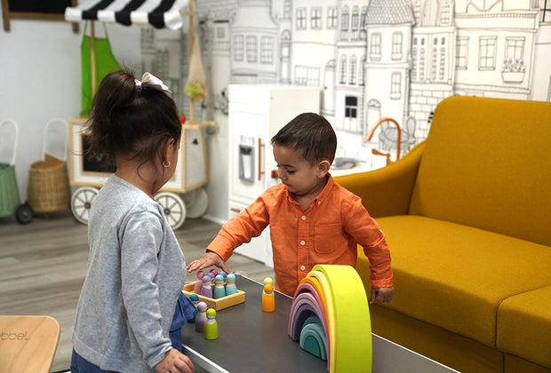 The Village is a sustainably focused play cafe and indoor playground in Edgewater